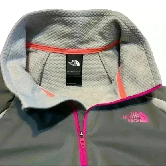 The North Face Women Lightweight Flash Dry Jacket Two Tone Gray & Pink Size L - Picture 4 of 11